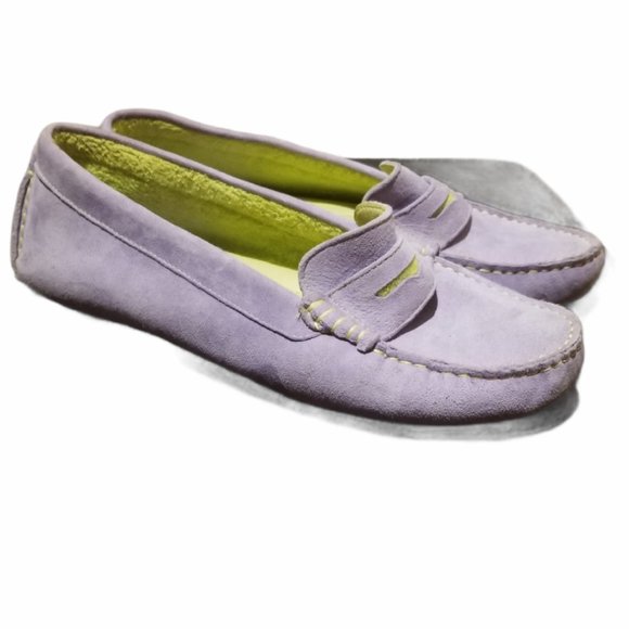 Women's JOHNSTON & MURPHY Lilac Loafers (7/7.5) - Picture 10 of 16